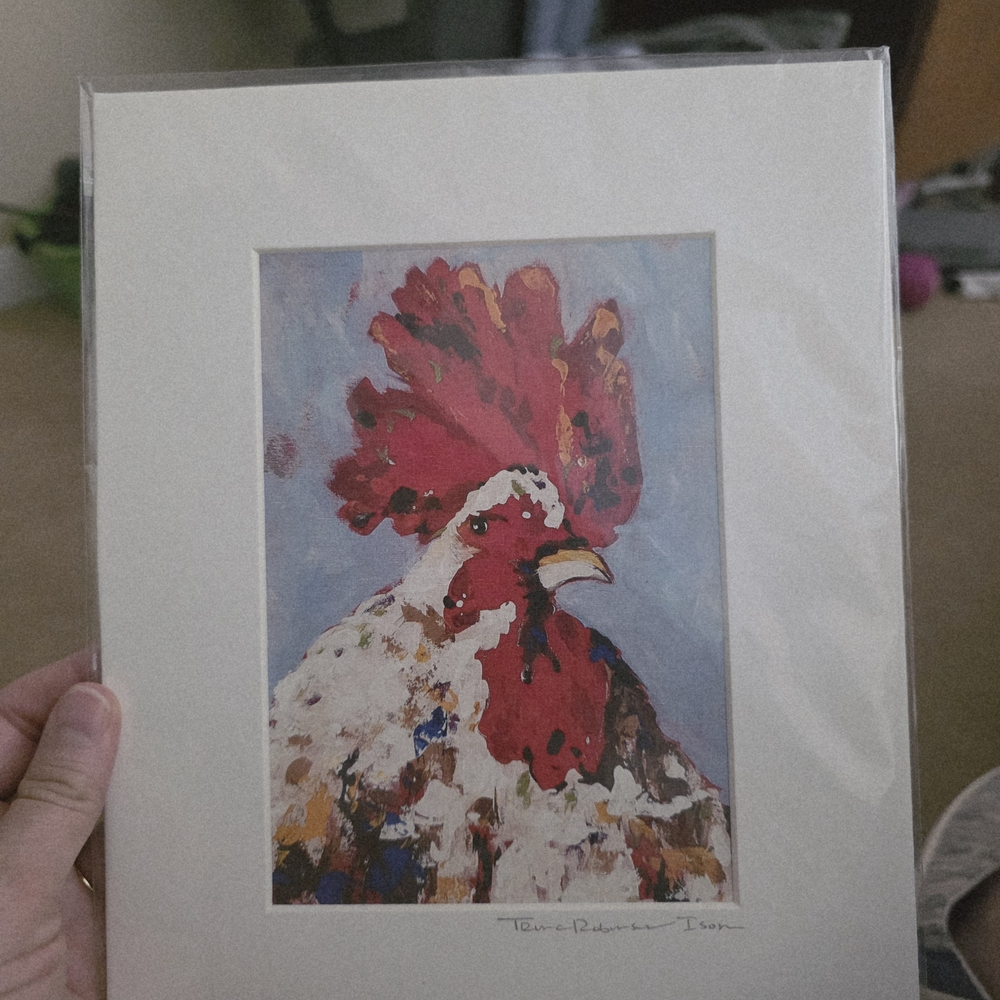 Vibrant Rooster Wall Art Print